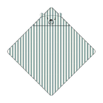 Liewood Albert fürdőlepedő m. kapucni - Peppermint/Creme de la Creme 