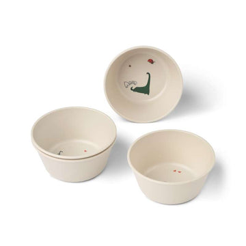Liewood Cees Bowls - 4-pack - Tamtam/Sandy
