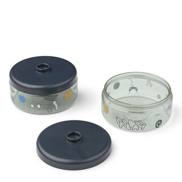 Liewood Dominique Madbox - Tritan - 2 pezzi - 500 ml - Play/Dusty Peppermint 