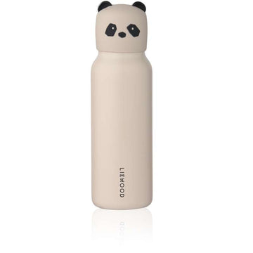 Liewood Falk kulacs - Rozsdamentes acél - 350 ml - Panda - Sandy 