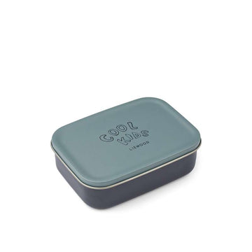 Liewood Lunch box Nina - Acciaio/Silicone - Cool kids/Dusty Peppermint 