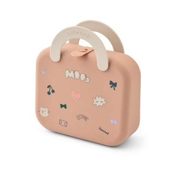 Liewood Elara Lunchbox - Pieghevole - Silicone - Mood/Pale Tuscany 