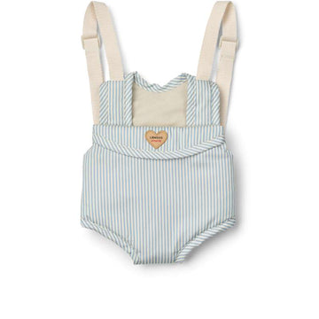 Liewood Eleanor Doll Carrier - Y/D Stripe Beach Blue/creme De La Creme