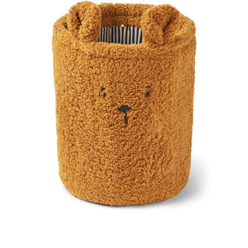 Liewood Morley Panier en peluche ours - Golden Caramel