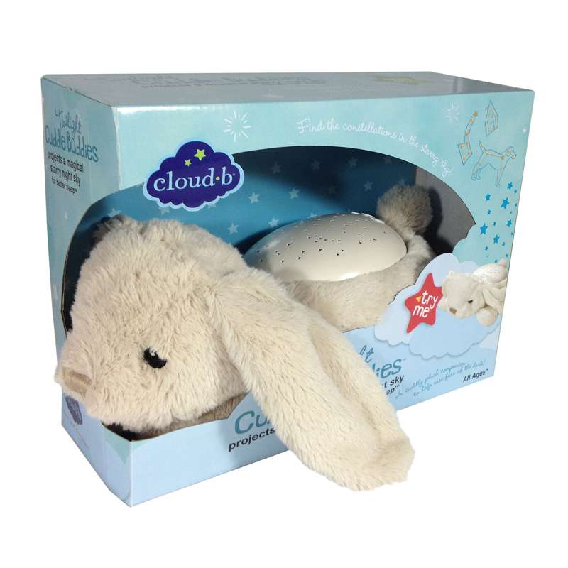 Cloud B Twilight Buddies Night Lamp with Light - Bunny 