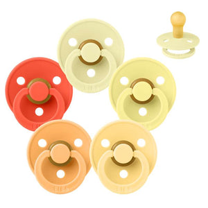 Sucette BIBS ronde Colour - Lot - 5 pcs - Taille 1 - Let The Sunshine In