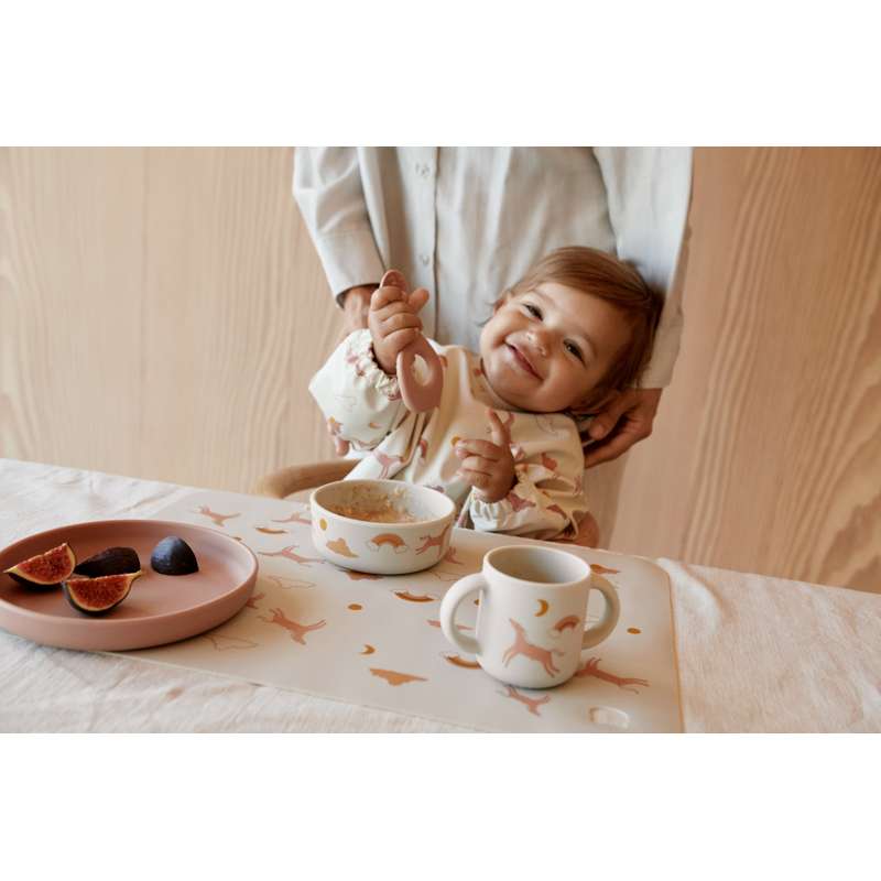 Liewood Merle Cape Bib Apron - Dream/Ecru 
