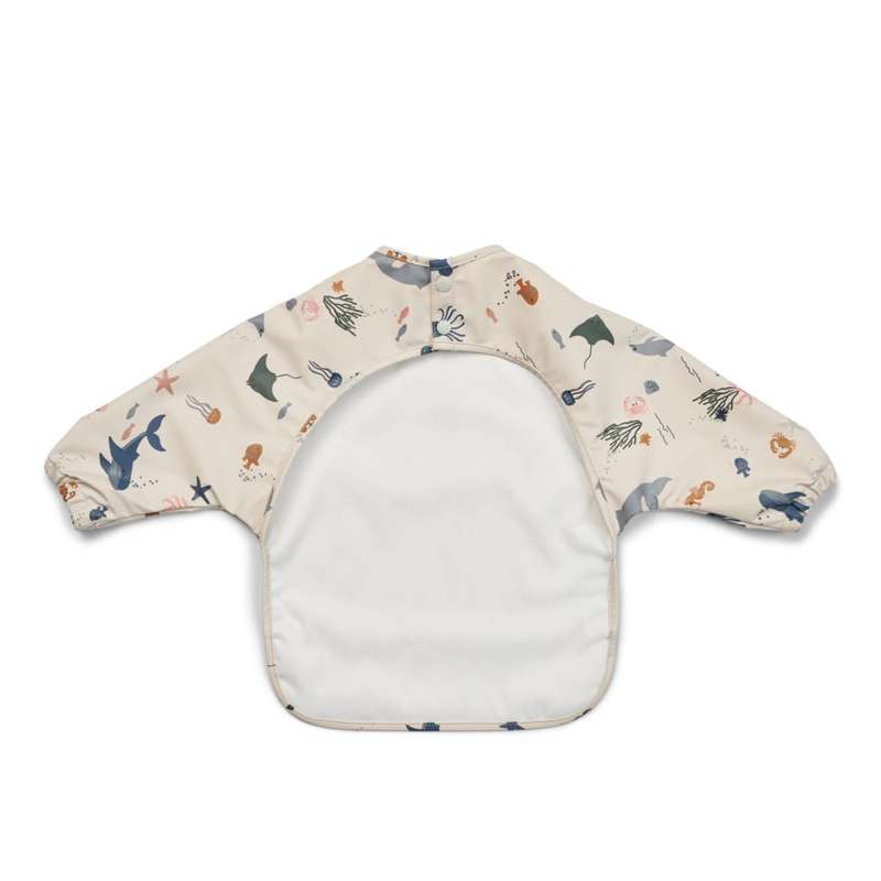Liewood Merle Cape Bib Essschürze - Meerestier/Sandig 