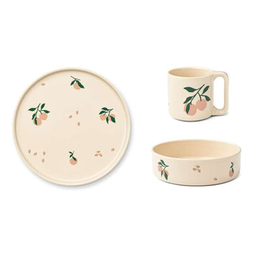 Liewood Callan Porculanski set - Breskva/Morska školjka 
