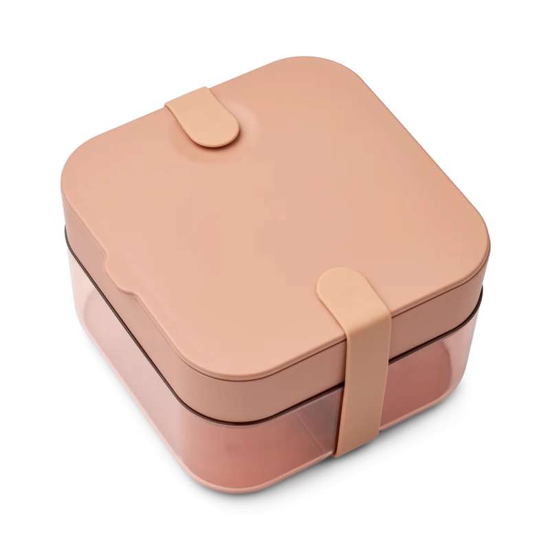 Liewood Amandine Bento Box Lunch Box - Rosa de Toscana/Frambuesa Polvorienta 