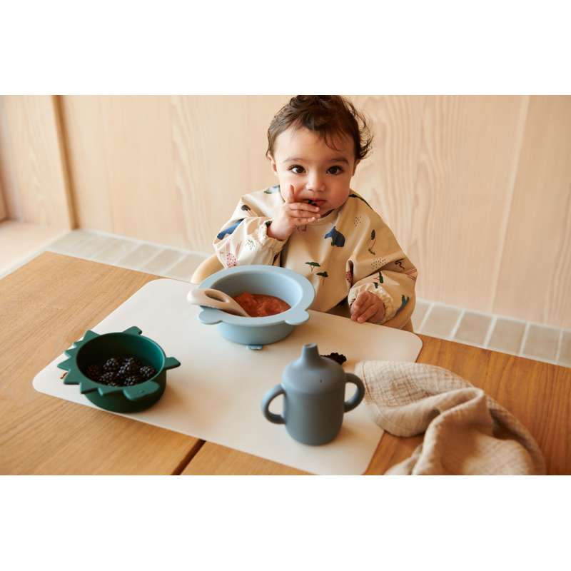 Liewood Iggy Set con Mini Faldas - 4 paquetes - Silicona - Dino Blue Multi Mix 