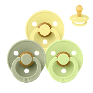 BIBS Rund Colour Sut - Sampak - 3 stk. - Str. 1 - Lovely Lime