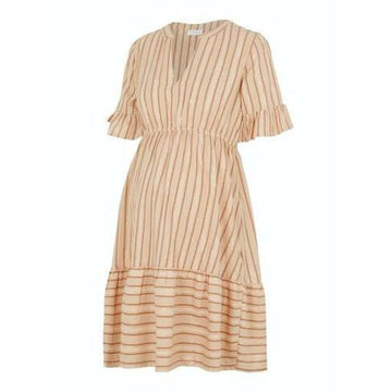 Mamalicious Rochie mini de așteptare ecologică - Stripes 