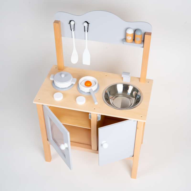 Kid'oh Wooden play kitchen with accessories 