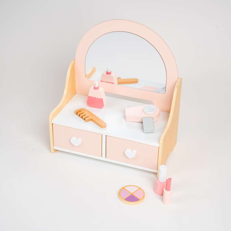 Kid'oh Makeup table with accessories (wood) 