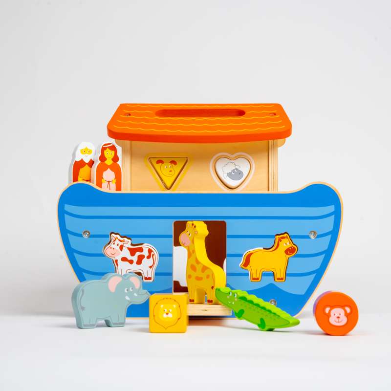 Kid'oh Noah's Ark shape sorter (wood) 