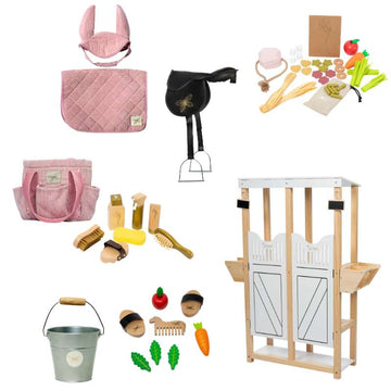 By Astrup Stable and Equipment Package for Draft Horses - Mega - Pink Velvet 