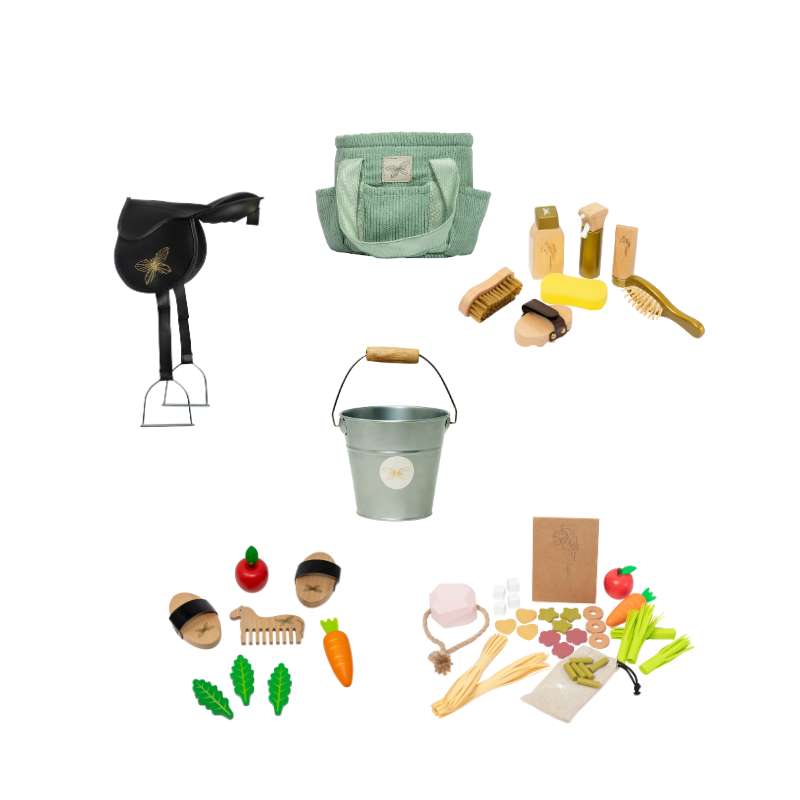 By Astrup Stable and Equipment Package for Riding Horses - Midi - Mint Velvet 