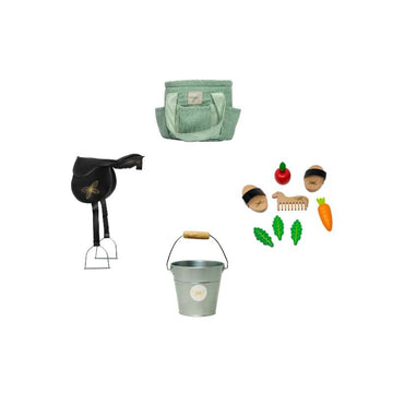 By Astrup Stable and Equipment Package for Riding Horses - Mini - Mint Velvet 