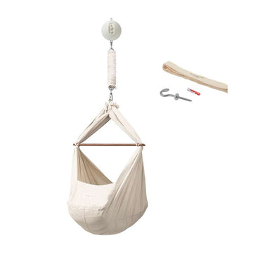 Moonboon Bundle - Berceau suspendu avec moteur de balancement Connect et suspension au plafond 