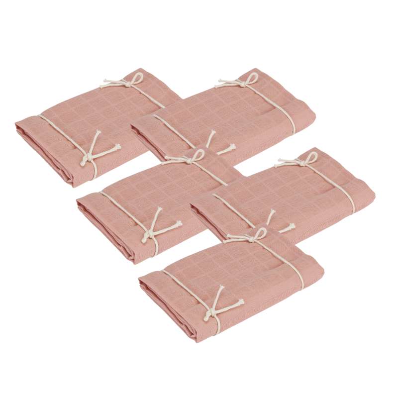 Naturebaby Prodotti biologici Pannolini in stoffa/Mini svamp - confezione da 5 - Rose Cloud 