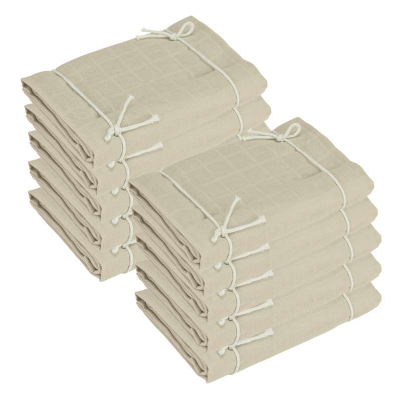 Oh'Naturel Ökologikus Textil pelenkák - 10-db - Homok 