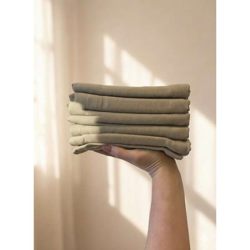 Naturebaby Fraldas de pano ecológicas/Mini-absorventes - pacote de 5 - Lótus 