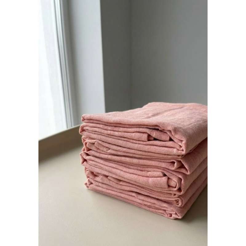 Naturebaby Ekološke tkanine za plenice/Minisvob - 5-pak - Rožnata oblačnost 