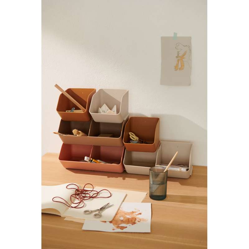 Liewood Rosemary Úložný box - Malý - 2-balenie - Toskánska ruža 