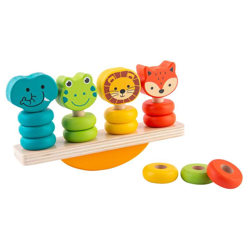 Kid'oh Jeu d'équilibre en bois avec des animaux 