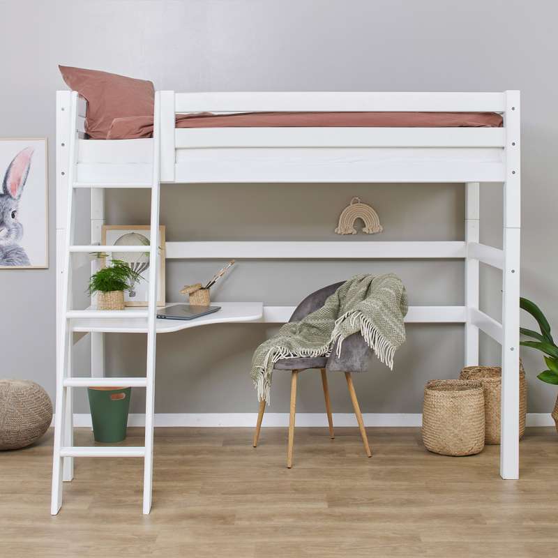 Hoppekids Ecktisch für Hochbett - Weiß 