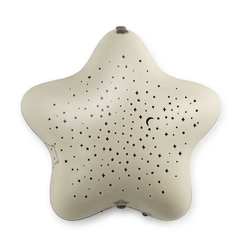 Pabobo Night lamp Star projector - Star music - Beige 