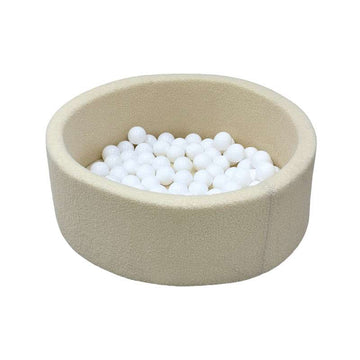 Kid'oh Boldbassin - Teddy - Swan - with 100 Balls - White 