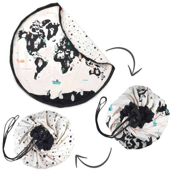 Play & Go Storage rug - Worldmap/Stars 