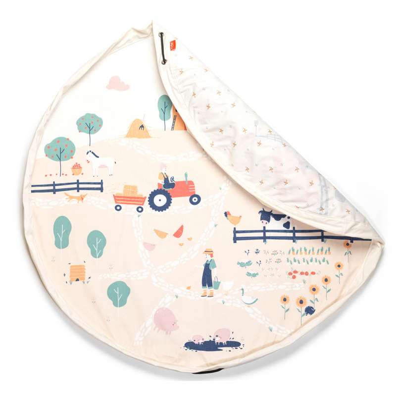 Play & Go 2-in-1 Aufbewahrungsteppich/Spielteppich - Bauernhof 