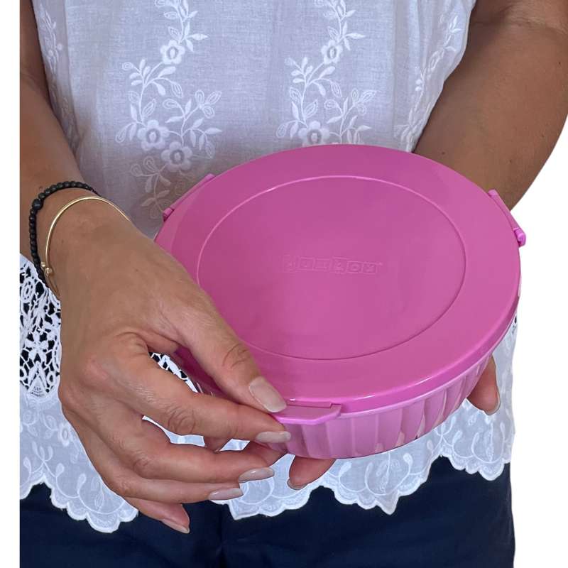 Yumbox Pojemnik na jedzenie - Poke Love Bowl - 4 przegródki - Guava Pink 