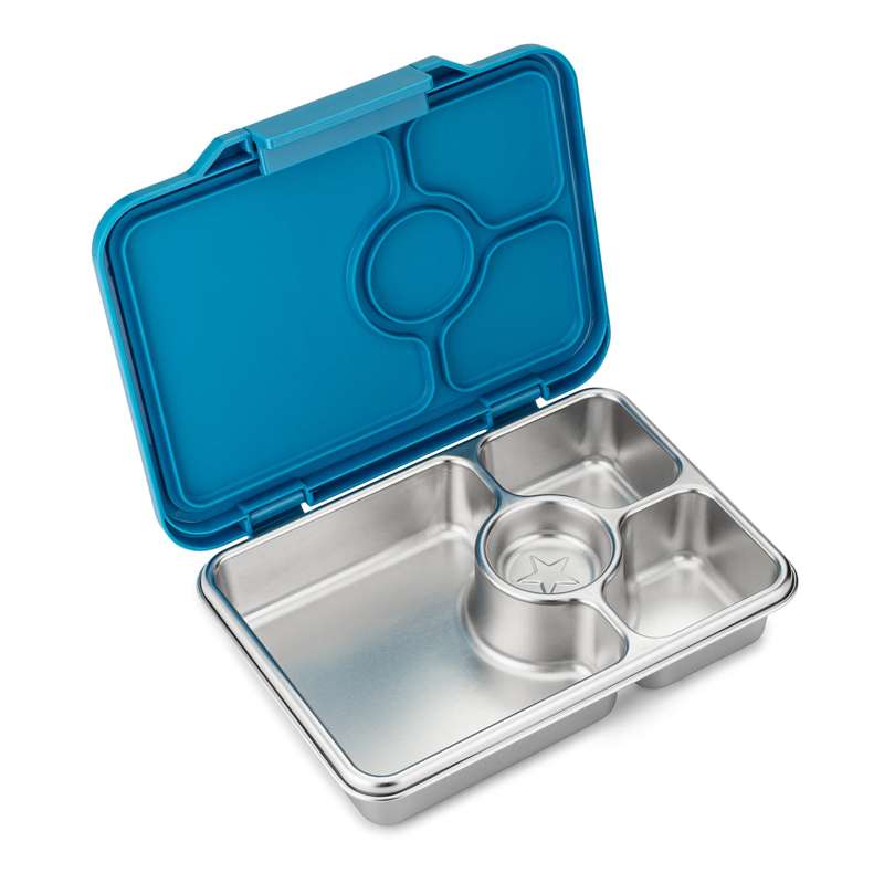 Yumbox Lunchbox - Presto Stainless Steel - 4 compartments - Normandy Blue 