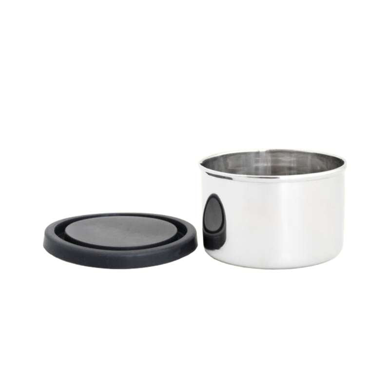 Pulito PureDipBox Snackbox - Oțel inoxidabil - Rotund - 250ml 