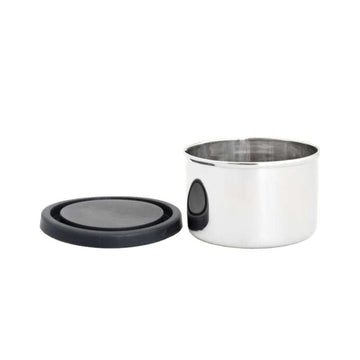 Pulito PureDipBox Prigrizki - Nerjaveče Jeklo - Okroglo - 250ml 