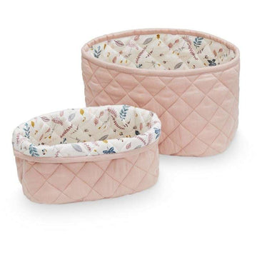 Cam Cam Copenhagen Gepolsterte Aufbewahrungskörbe - 2 Stück - OCS - Blossom Pink 