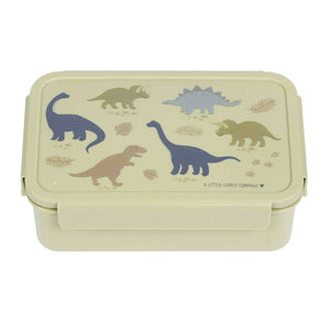 A Little Lovely Company Caja de almuerzo Bento con compartimentos - Dinosaur 
