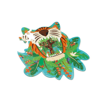 Scratch Silueta puzzle - Tigar 