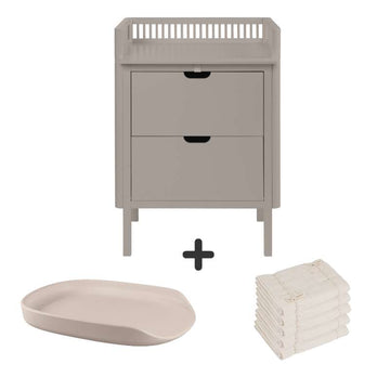 Sebra Puzle miza s predali - Jetty Bež - Paket 3 