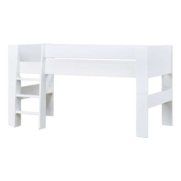 Hoppekids PURE - Halfhoogslaper - 90x200 cm - Wit 