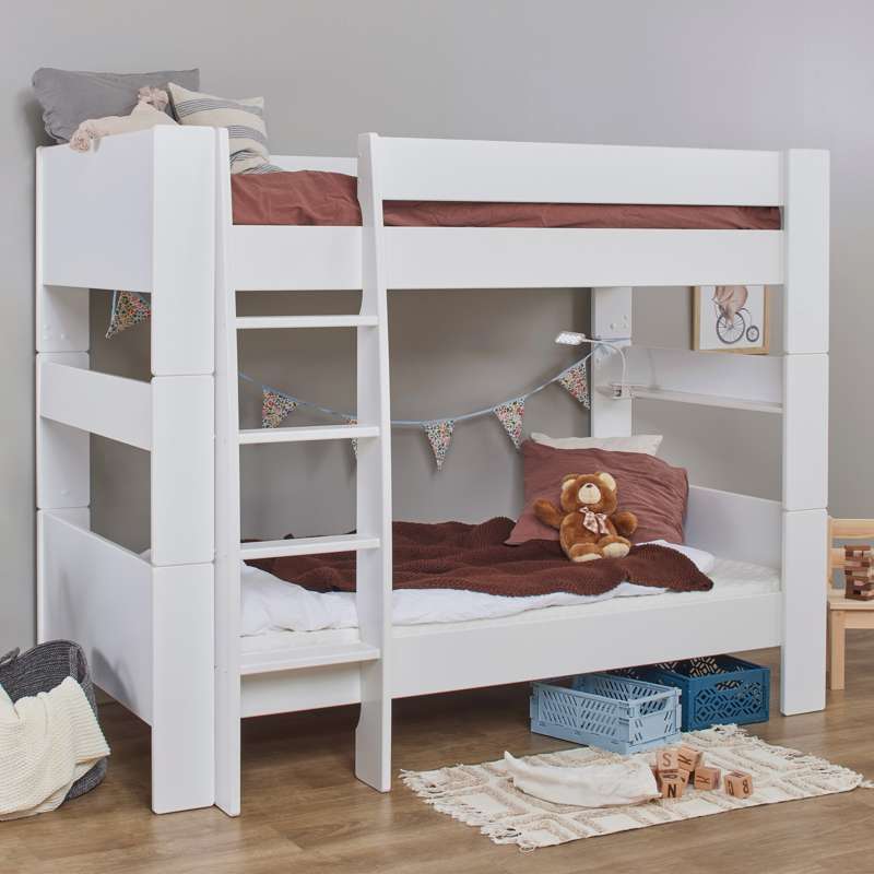 Hoppekids PURE - Etagenbett Modul - 90x200 cm - Weiß 