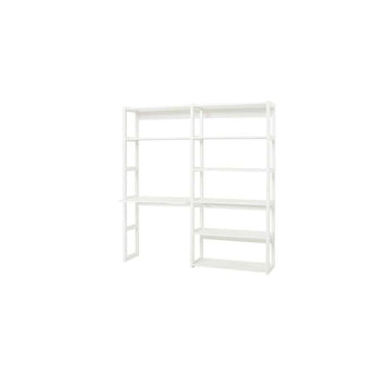 Hoppekids STOREY - Set with 8 Shelves and Writing Board - 80 cm. - White 