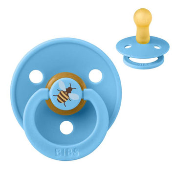 Bibs Round Colour Pacifier - sz. 2 - natural rubber - Studio - Bumblebee - Breeze 