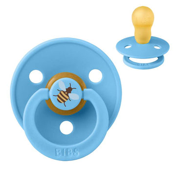 Bibs Round Colour Pacifier - sz. 3 - natural rubber - Studio - Bumblebee - Breeze 