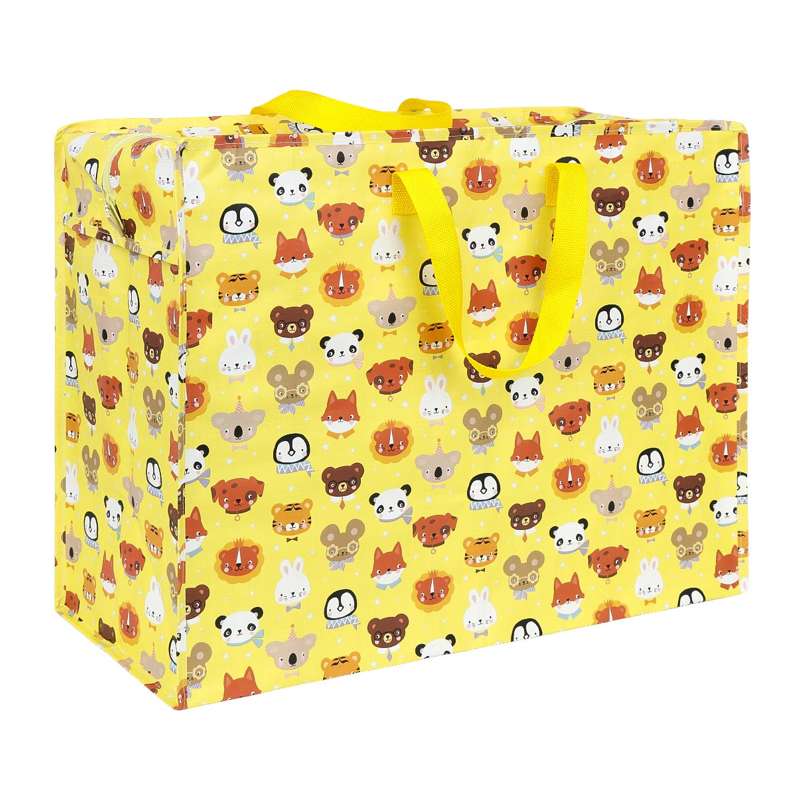 A Little Lovely Company XL Bolsa de Armazenamento - Amigos dos Animais 