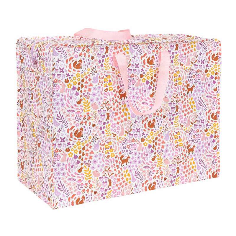 A Little Lovely Company XL Borsa di stoccaggio - Giardino dei fiori 
